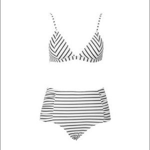 Cupshe “Dare the Sea” Striped bikini set